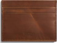 Shinola Navigator Leather Five Pocket Card Case