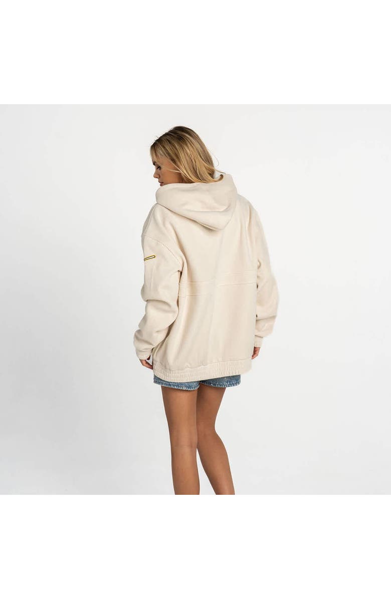 THE WILD COLLECTIVE Women's The Wild Collective Cream San Diego Padres Oversized Cord Hoodie, Alternate, color, Cream