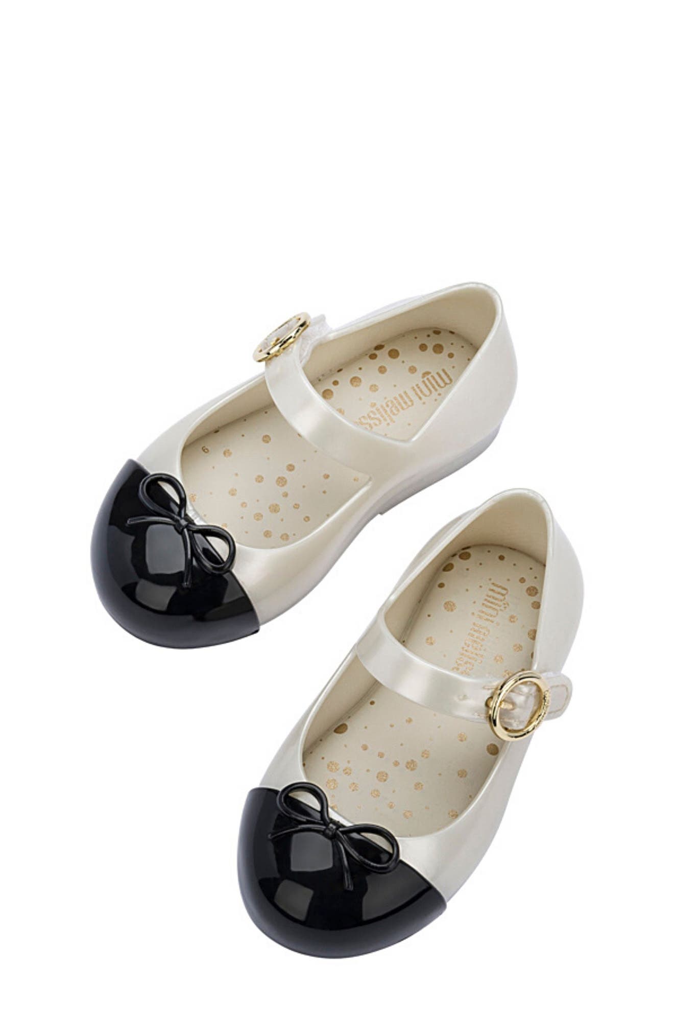 Sweet Love Flat, Alternate, color, WHITE/BLACK