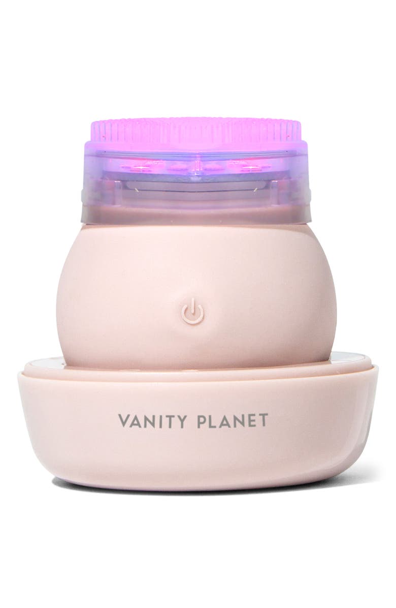 VANITY PLANET Leda Blue Acne Fighting LED Sonic Facial Brush, Main, color,