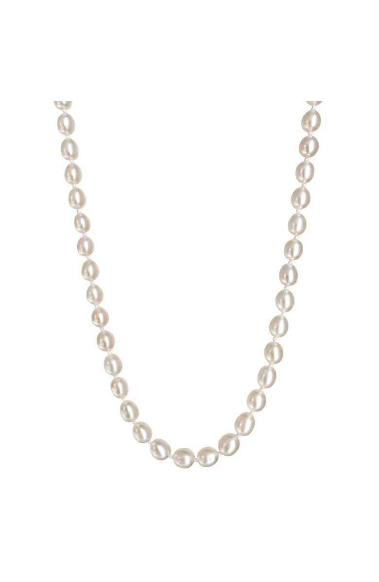 Leni James The Monaco Pearl Necklace, Main, color, White, Beige