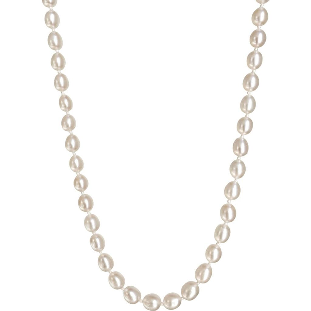 Leni James The Monaco Pearl Necklace in White/beige at Nordstrom, Size 4