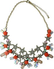 OLIVIA WELLES Amy Floral Necklace