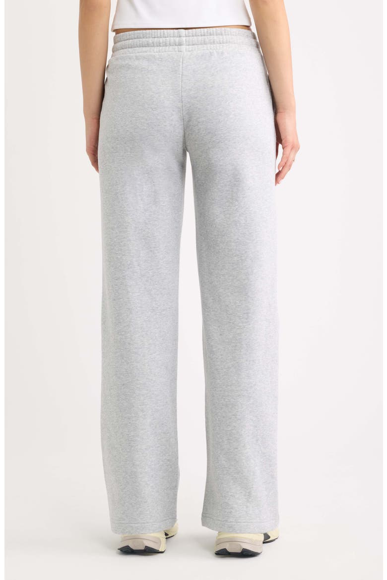 Low Rise Wide Leg Sweatpants, Alternate, color, GREY SOFT HEATHER