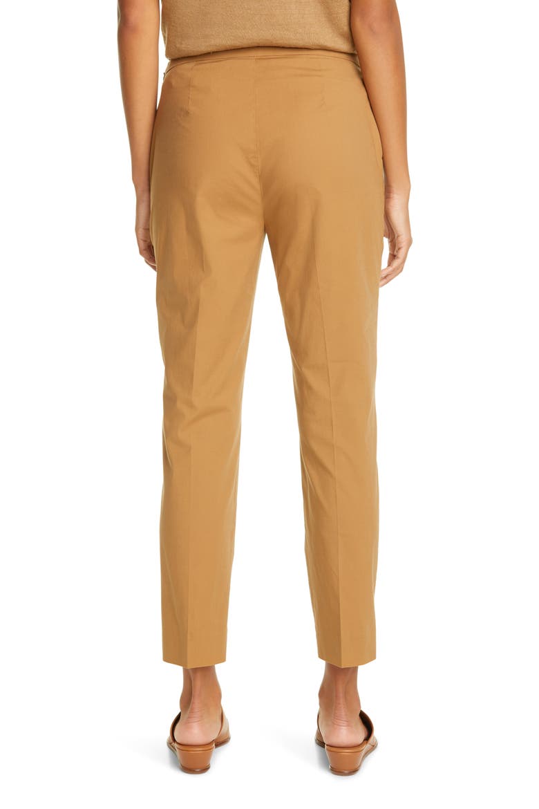 High Waist Tapered Ankle Pants, Alternate, color, CHESTNUT