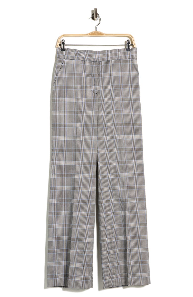 Elie Tahari The Kensington Plaid Pants, Alternate, color, Kensington Plaid