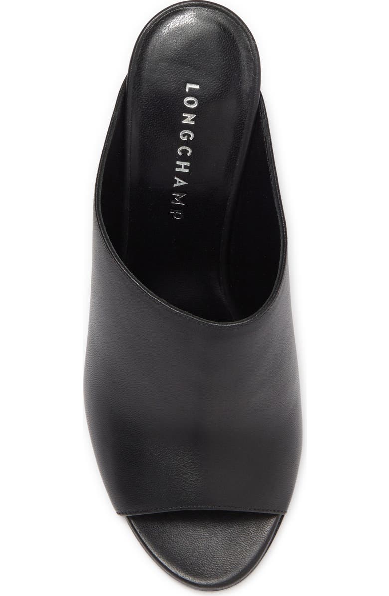 Longchamp Leather Mule Sandal, Alternate, color,