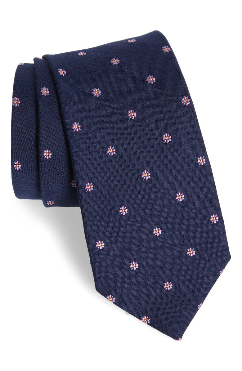 Bonobos Sintra Floral Cotton & Silk Tie, Main, color,