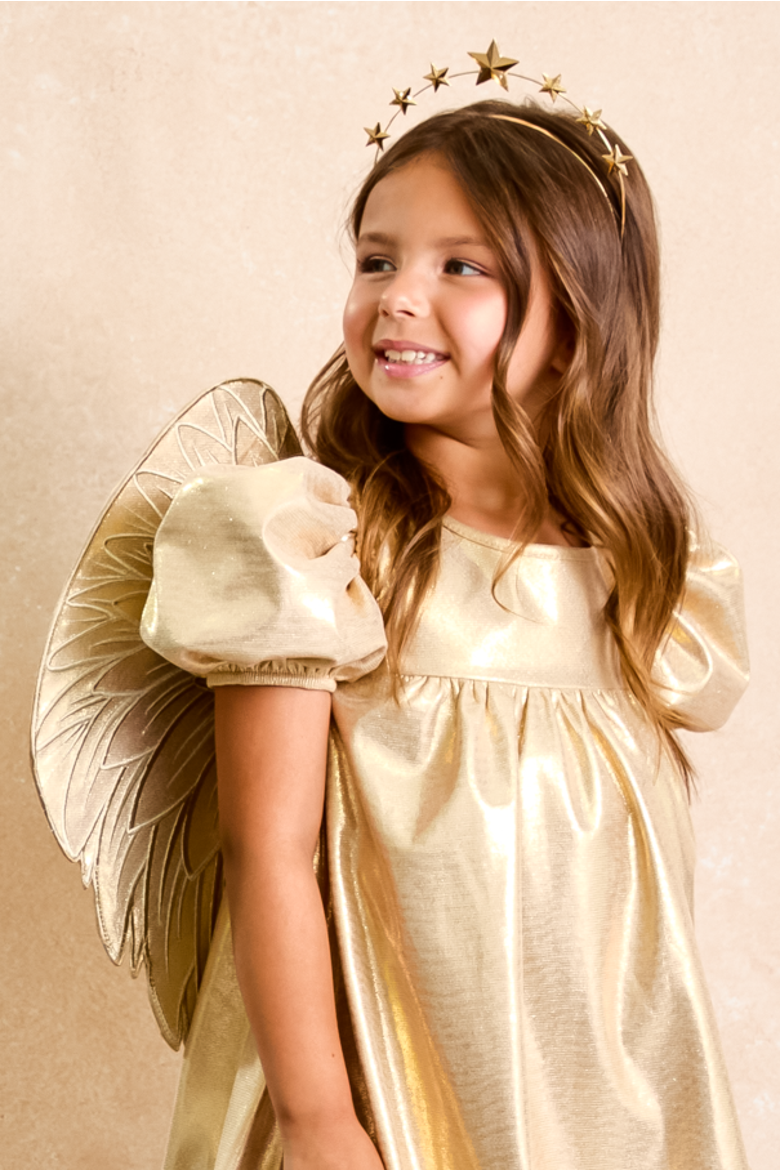 Angel Wings for Kids, Alternate, color, Metallic Gold