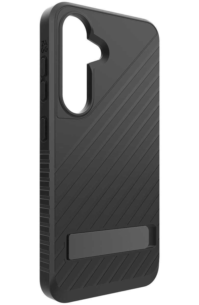 ZAGG Denali Case with Kickstand for Samsung Galaxy S25, Alternate, color, Black
