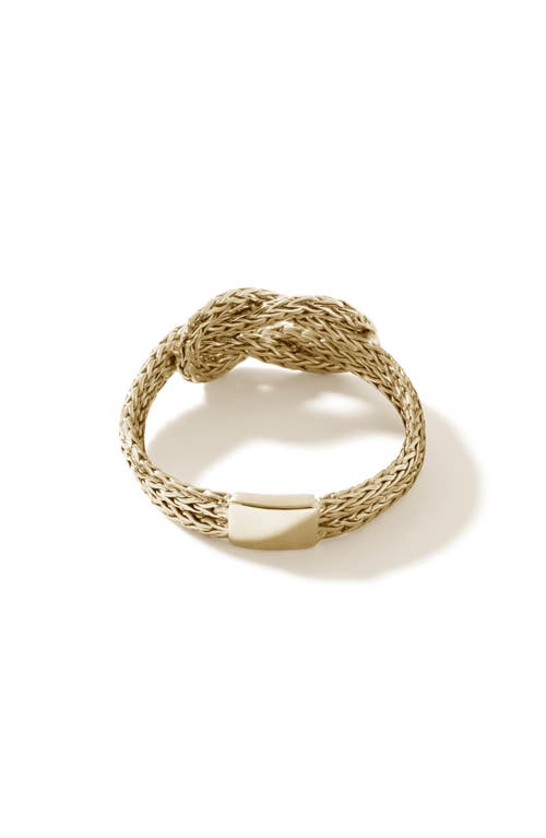 John Hardy Love Knot Ring Gold 3.6mm In Gold