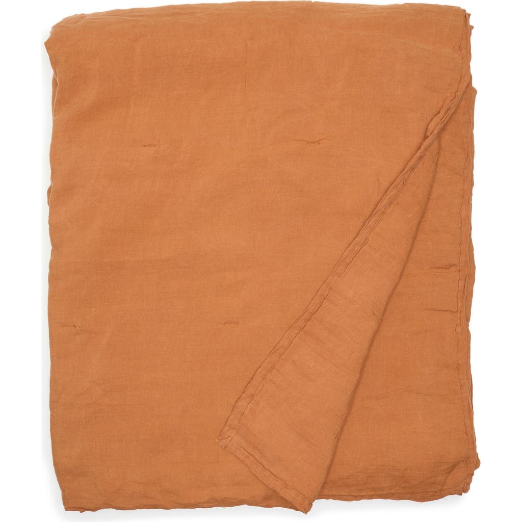 Parachute Everyday Linen Quilt In Orange
