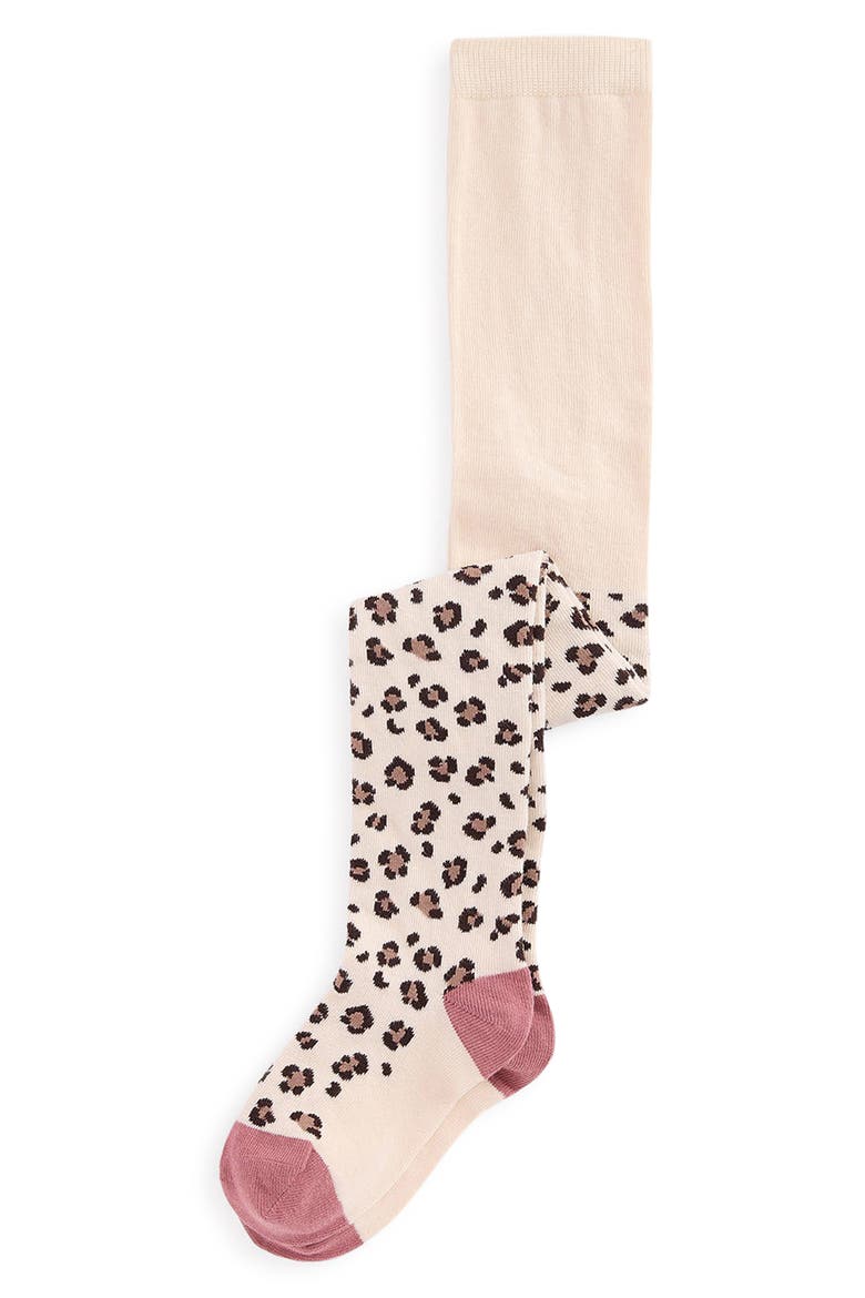 Kids' Patterned Tights, Main, color, LEOPARD
