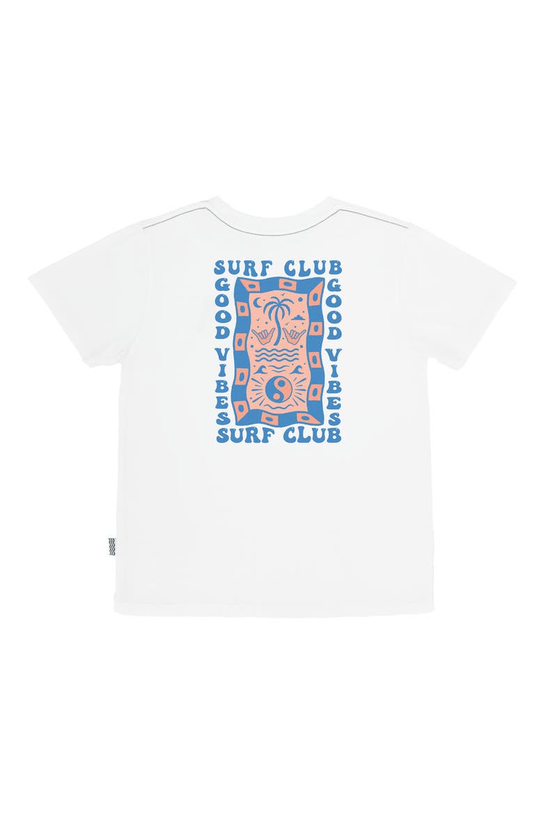 Kids' Good Vibes Vintage Graphic T-Shirt, Alternate, color, WHITE