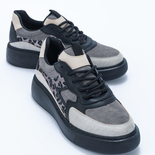 Forever & Always Shoes Ida Platform Fashion Sneakers In Black