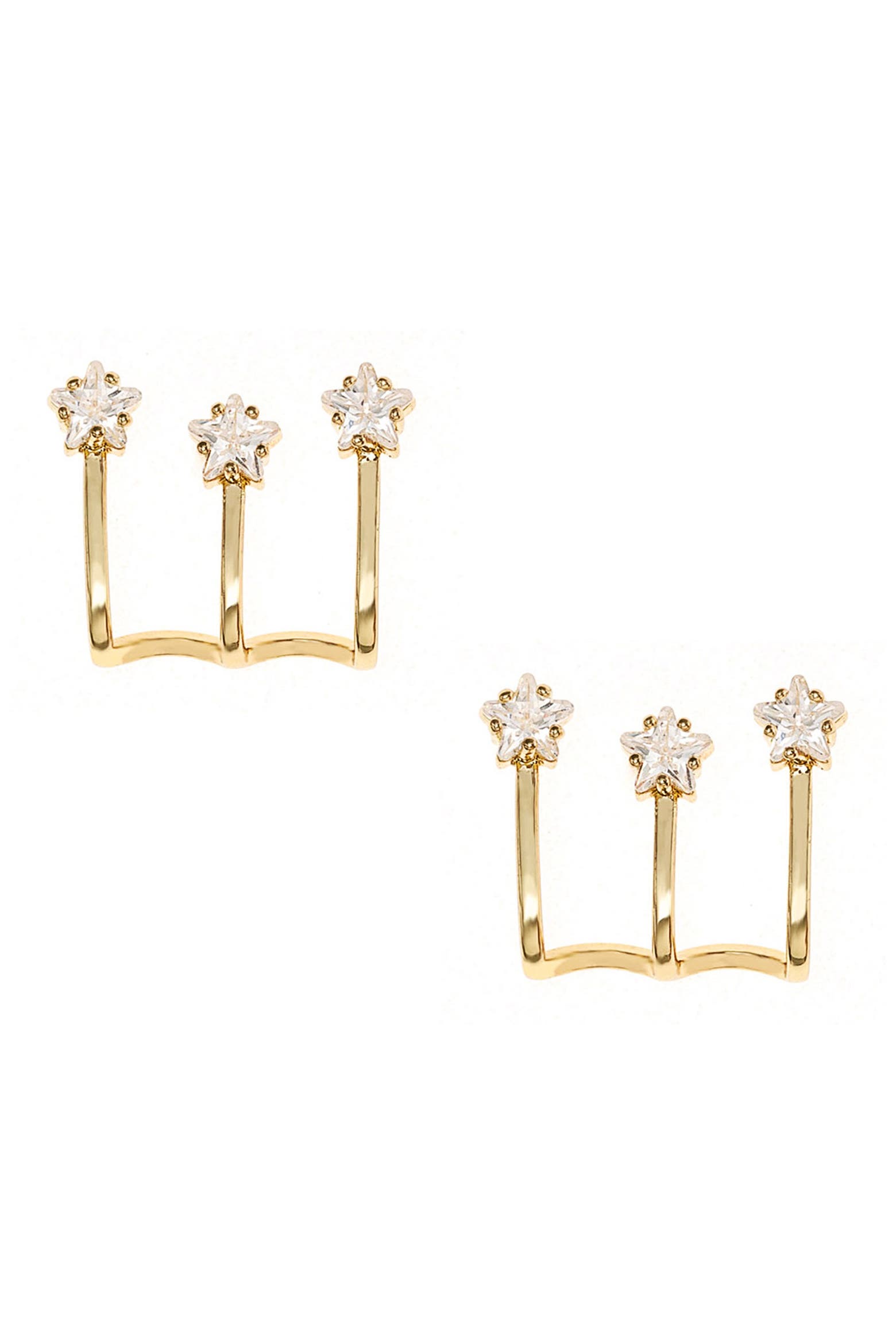 Ear Cone Rack Ettika Crystal Ear Crawler Stud Earrings (Women) | Nordstromrack