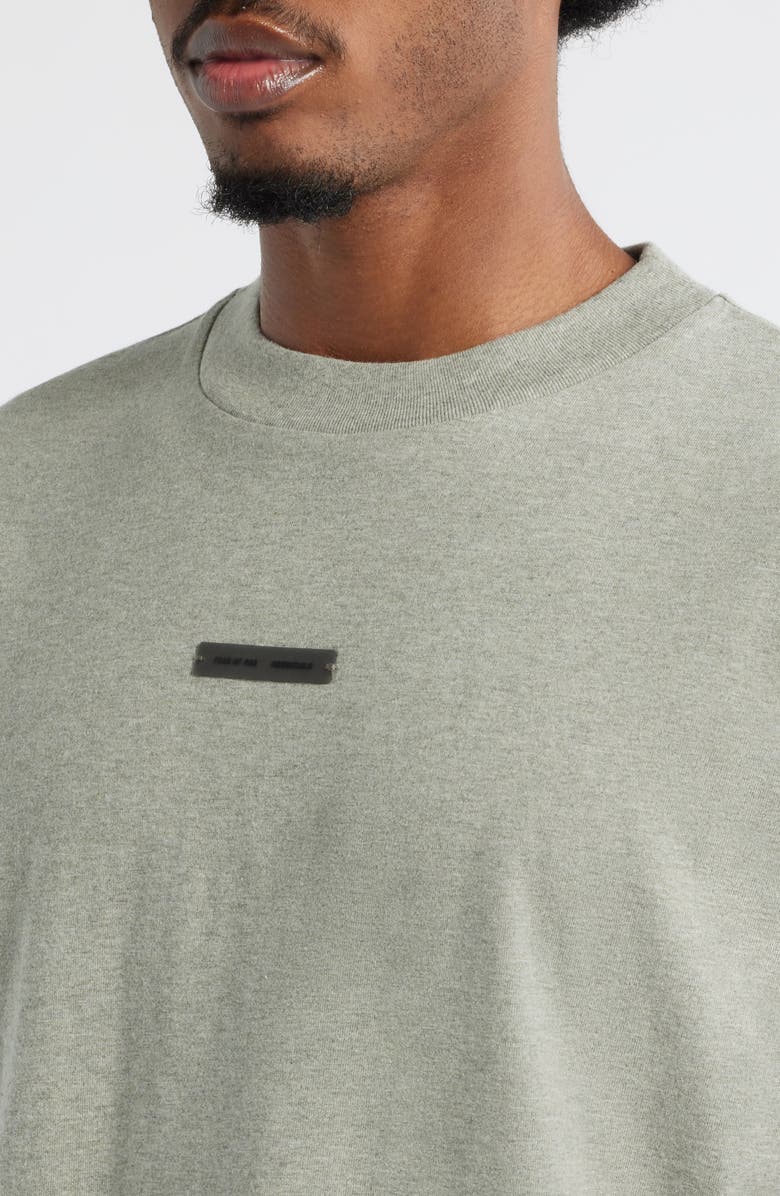 Fear of God Essentials Classic Fit Logo T-Shirt, Alternate, color, Concrete Heather
