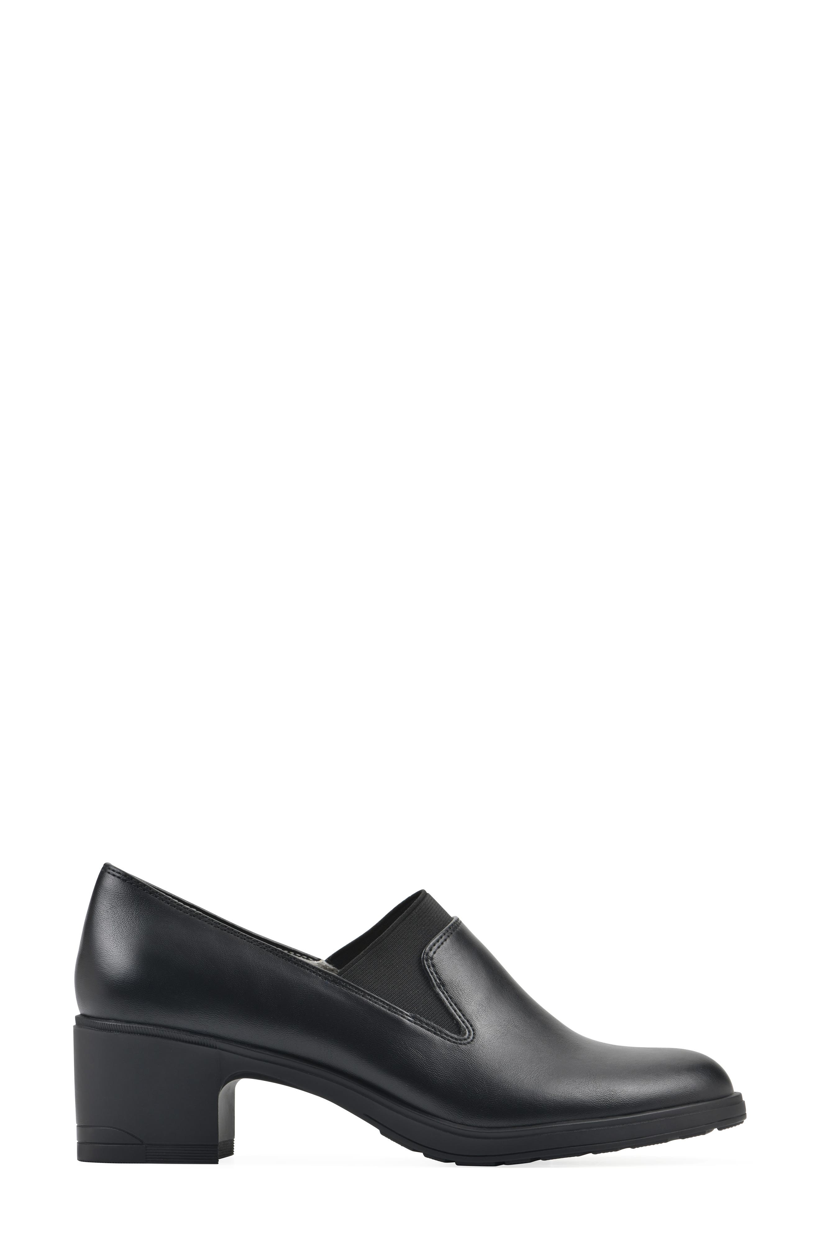 CLIFFS BY WHITE MOUNTAIN Hunton Block Heel Loafer Pump - Wide Width, Alternate, color, 
