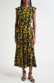 Ulla Johnson Flo Ruffle Maxi Dress