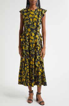 Ulla Johnson Flo Ruffle Maxi Dress