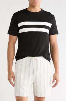 DENIM AND FLOWER Stripe Knit T-Shirt