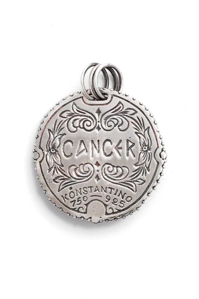 Zodiac Pendant, Alternate, color, CANCER/ SILVER/ GOLD