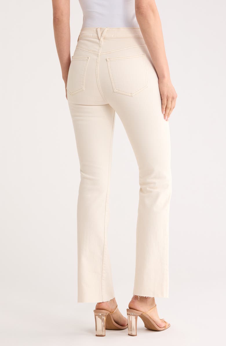 Veronica Beard Cameron Bootcut Jeans, Alternate, color, Ecru