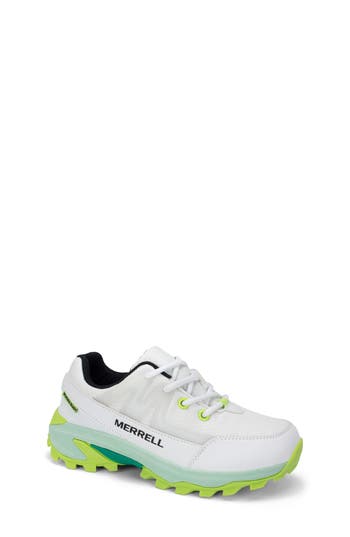 Merrell Kids' Moab Fst Sneaker In White/teal