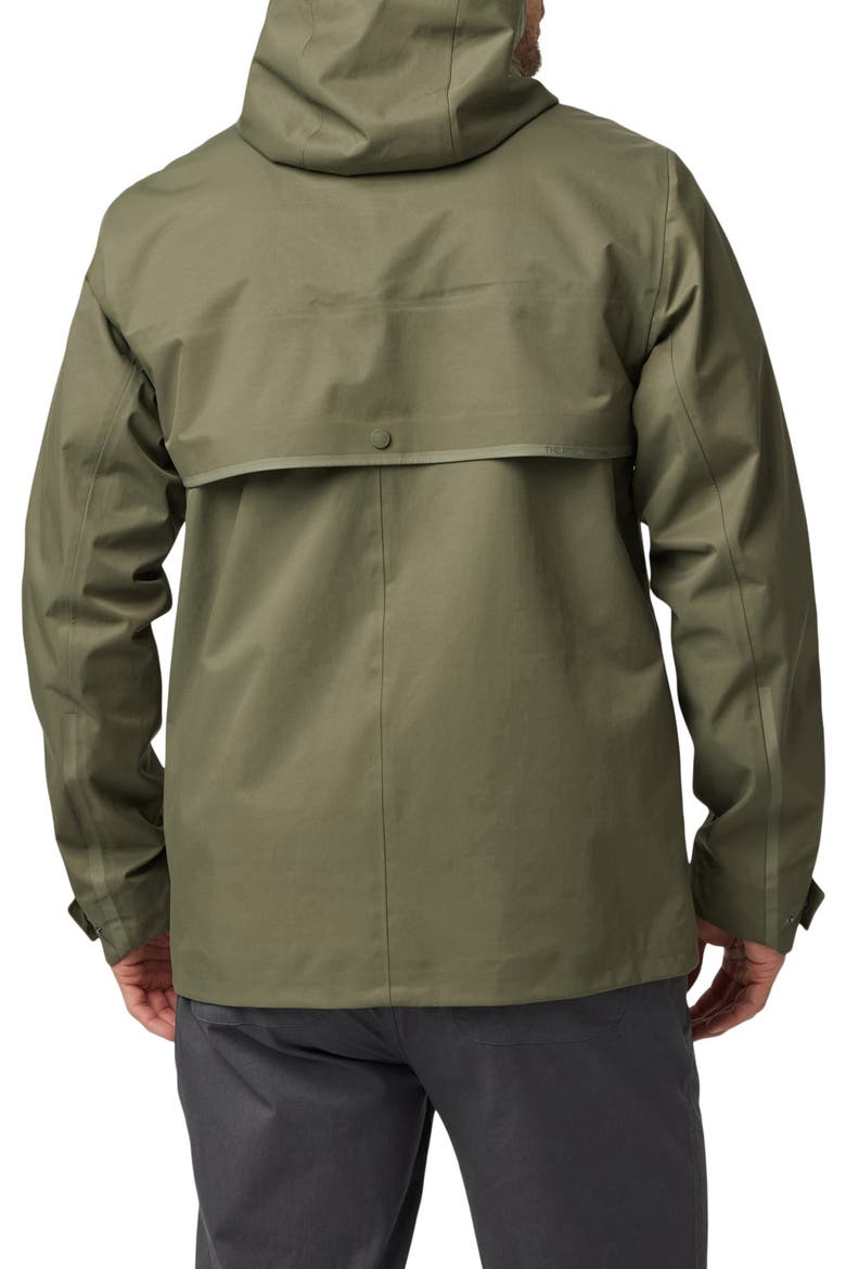 Tuuli Waterproof Hooded Rain Jacket, Alternate, color, DARK METAL