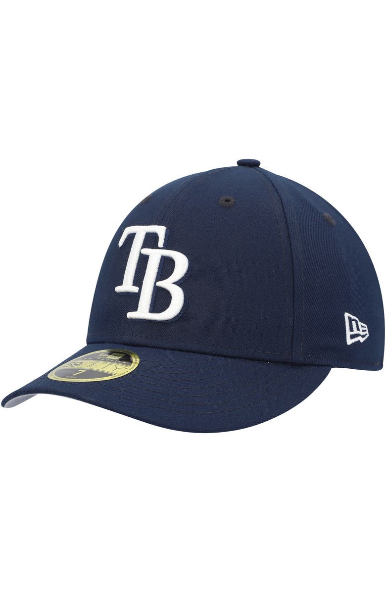 New Era Men's New Era Navy Tampa Bay Rays Oceanside Low Profile 59FIFTY Fitted Hat, Alternate, color, 
