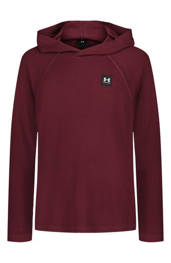 Under Armour Kids' Thermal Hoodie In Burgundy
