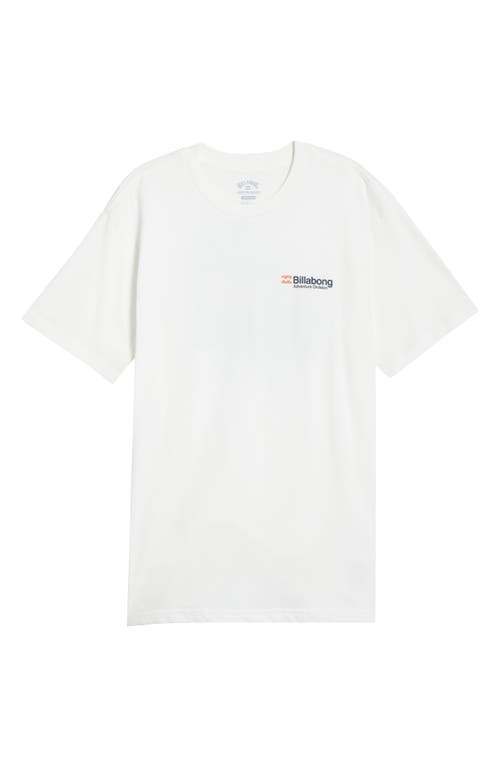 Billabong Abandon Adventure Division Graphic T-shirt In White