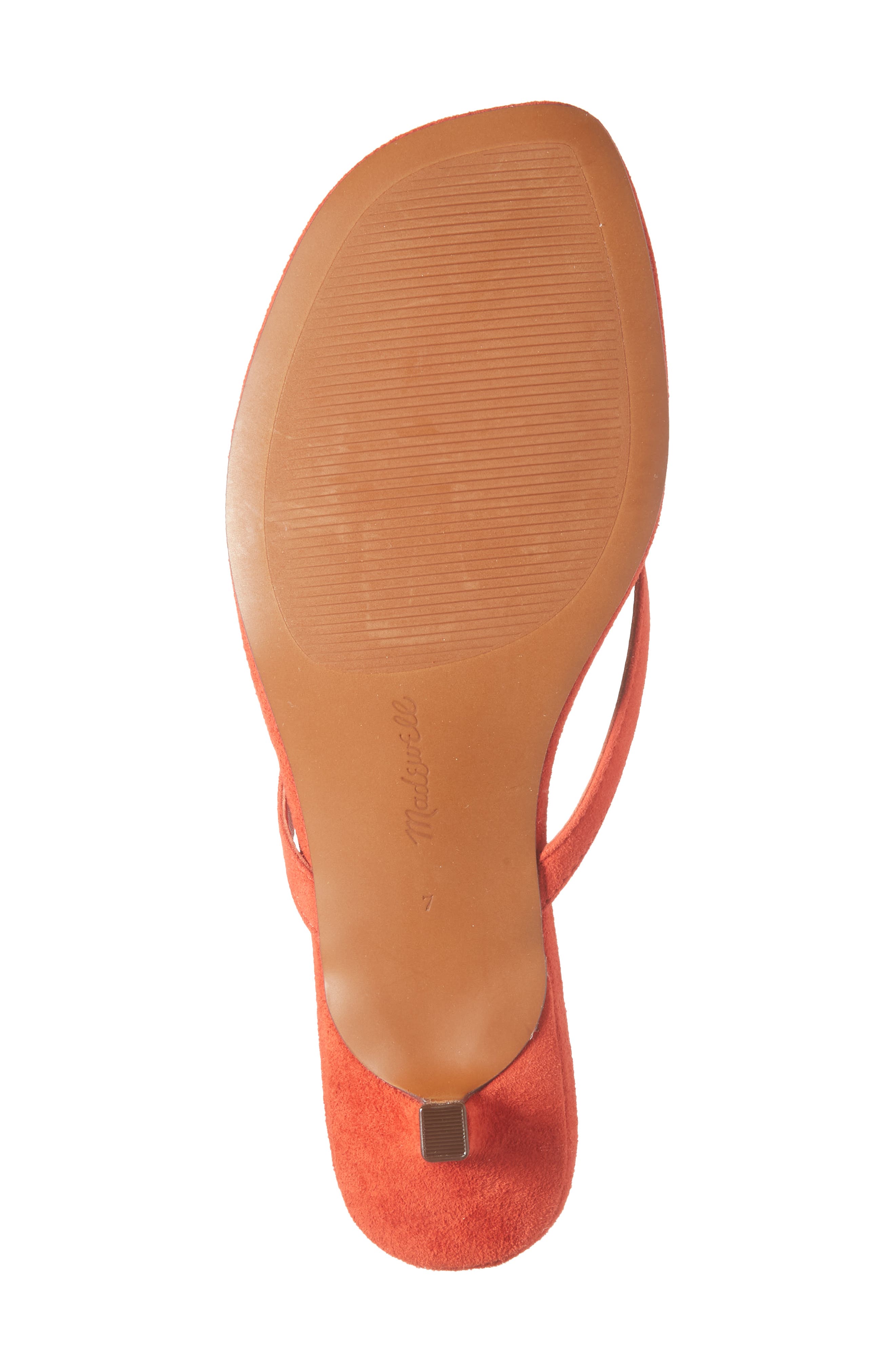Madewell The Chiara Kitten Heel Sandal, Alternate, color, Bandana Red