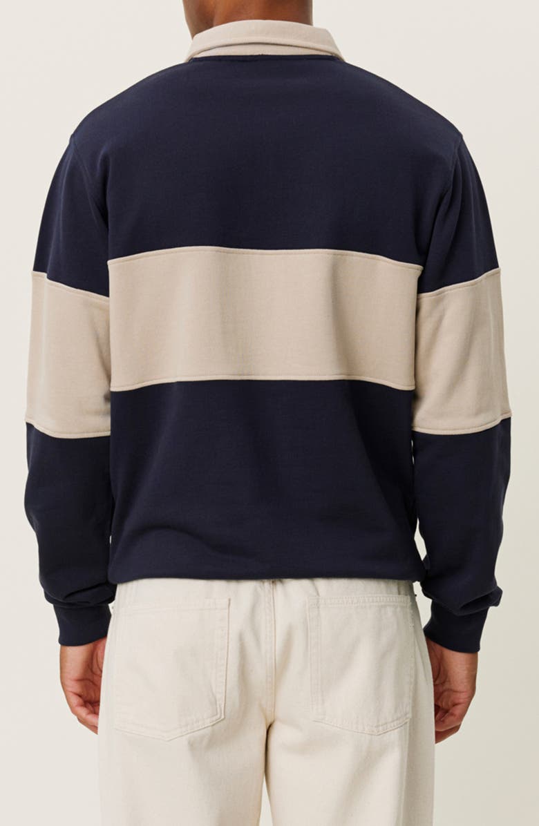 Les Deux Cory Quarter Zip Rugby Shirt, Alternate, color,