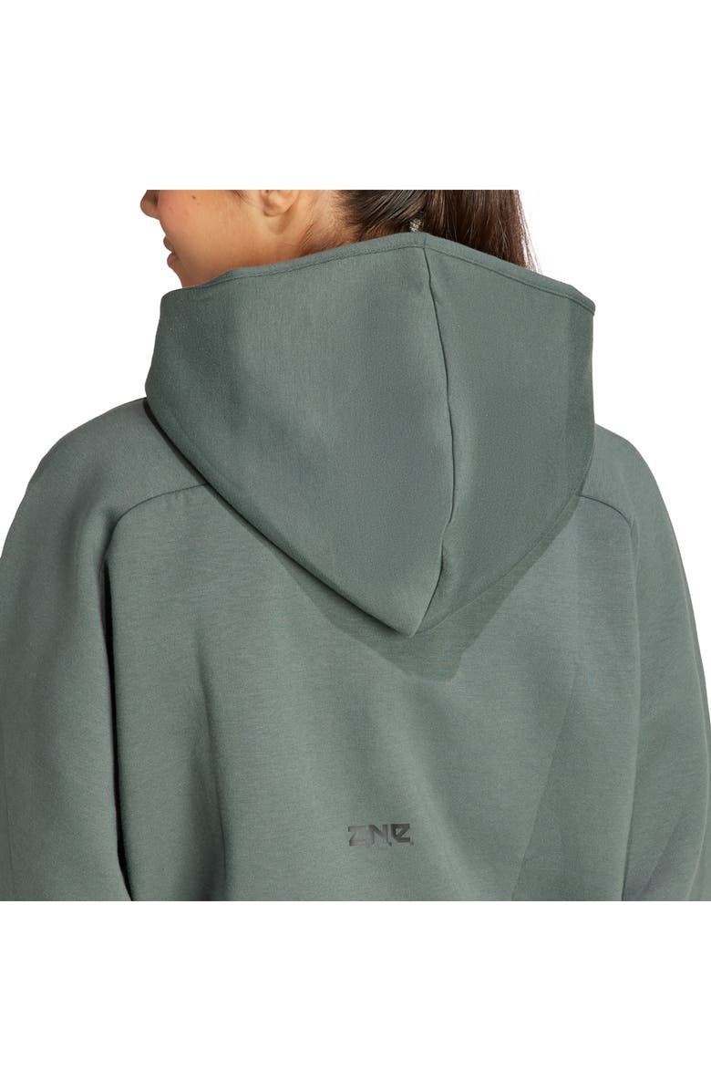 adidas Z.N.E. Loose Fit Performance Zip Hoodie, Alternate, color,