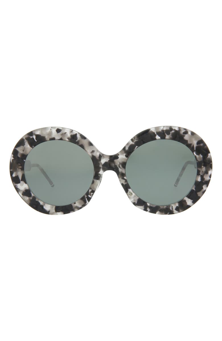 Thom Browne 52mm Novelty Round Sunglasses, Main, color, 