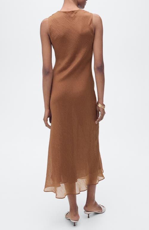 Mango Cowl Neck Sleeveless Dress