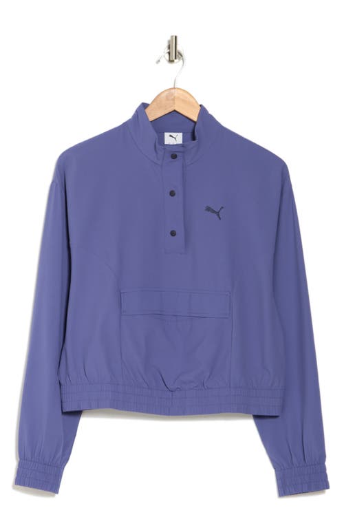 Puma Essential Ripstop Anorak Jacket In Blue Crystal