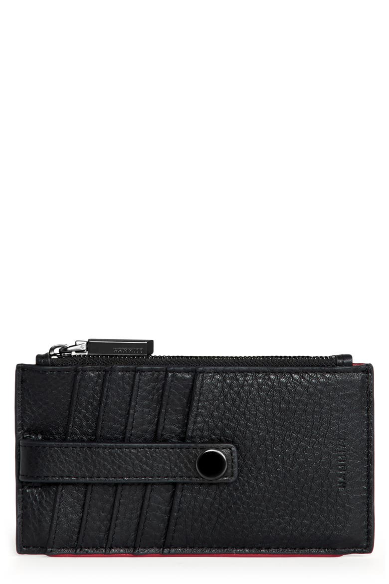 210 West Wallet, Main, color, BLACK/ GUNMETAL