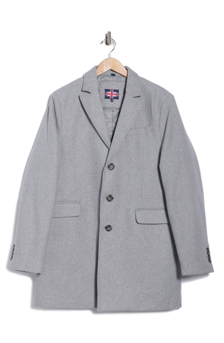 SOUL OF LONDON Solid Coat, Alternate, color, Light Grey