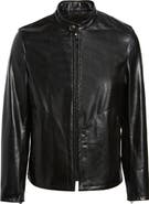 Schott NYC Café Racer Unlined Cowhide Leather Jacket