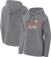 FANATICS Women's Fanatics Heather Gray Houston Astros Script Favorite Lightweight Pullover Hoodie
