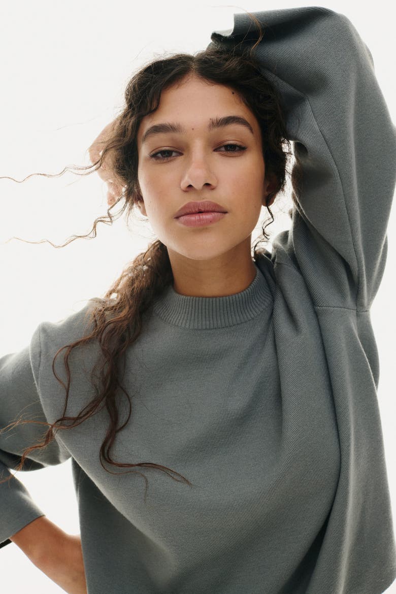 Oversized Jumper, Alternate, color, Dark dusty green