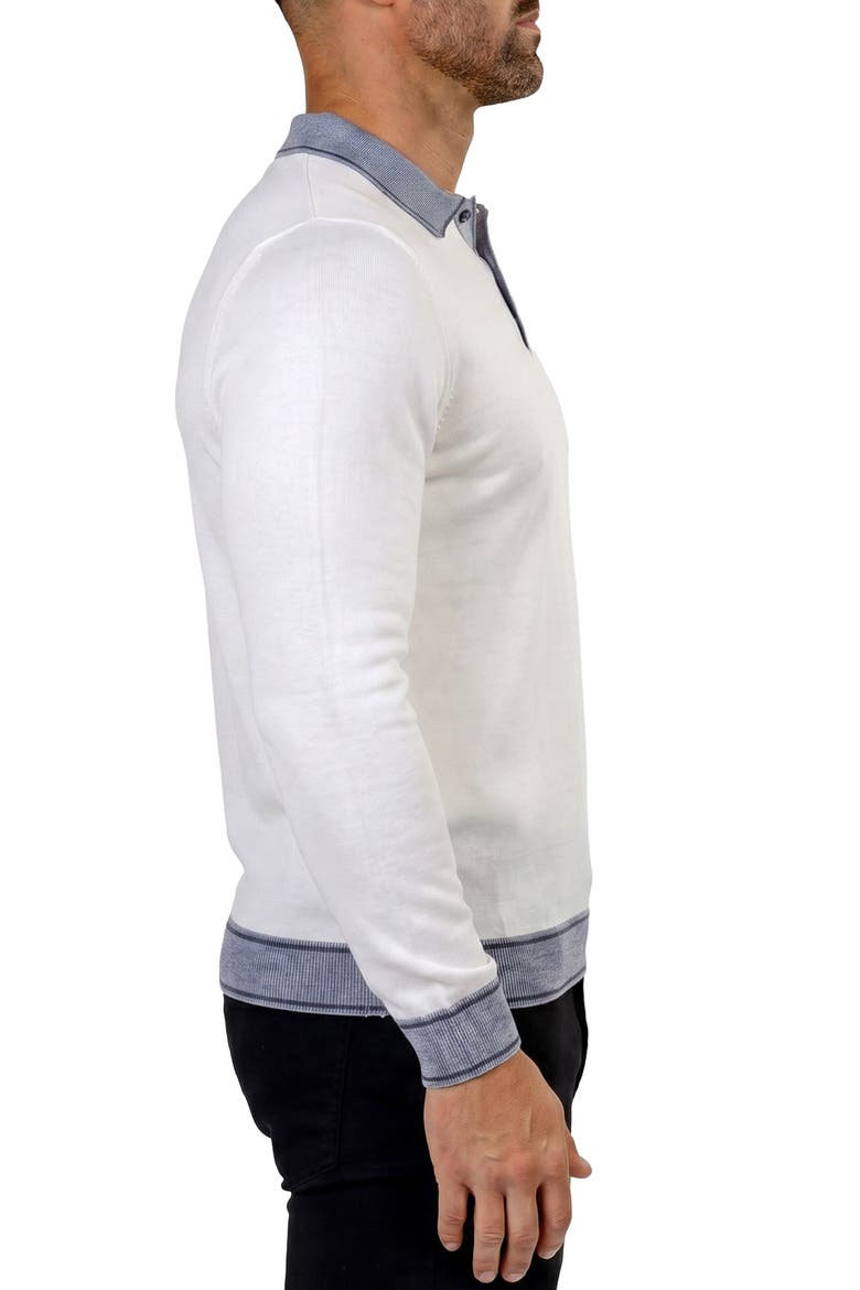 Quarter Zip Merino Wool Sweater, Alternate, color, WHITE