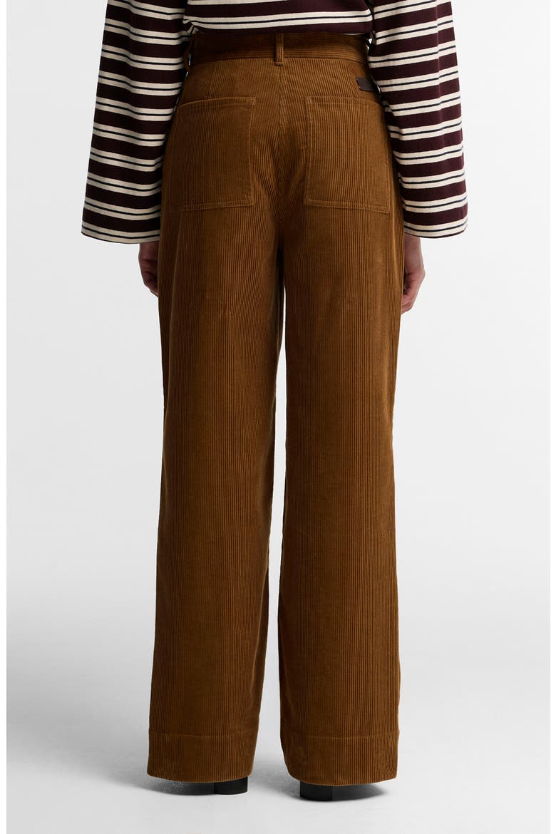 Emmy Wide Leg Corduroy Trousers, Alternate, color, TAN