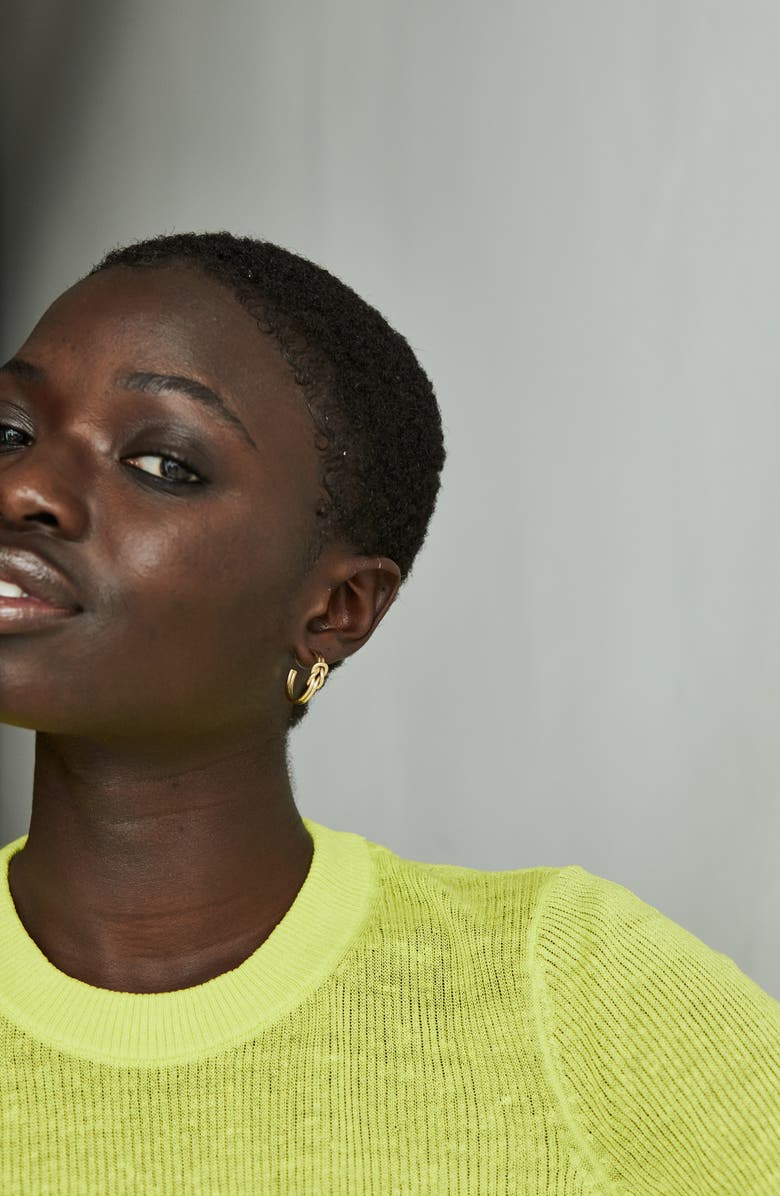 SOKO Sayo Hoop Earrings, Alternate, color, Gold