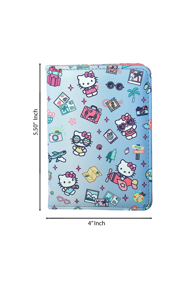Hello Kitty Cute Passport Holder, Alternate, color, Light Blue