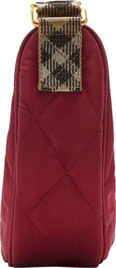 ショルダーバッグ・ポシェット Burberry Ll Horseshoe Crossbody - Burberry - Nylon - Red Burberry Horseshoe Quilted Nylon Crossbody Bag | Nordstrom