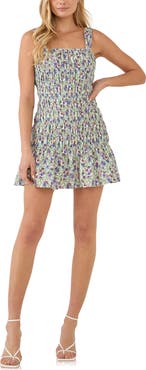 Endless Rose Floral Smocked Minidress