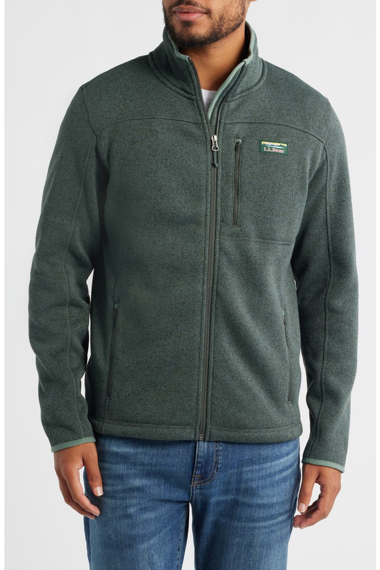 Men's Sweater Fleece Jacket, Alternate, color, SHADOW GREEN